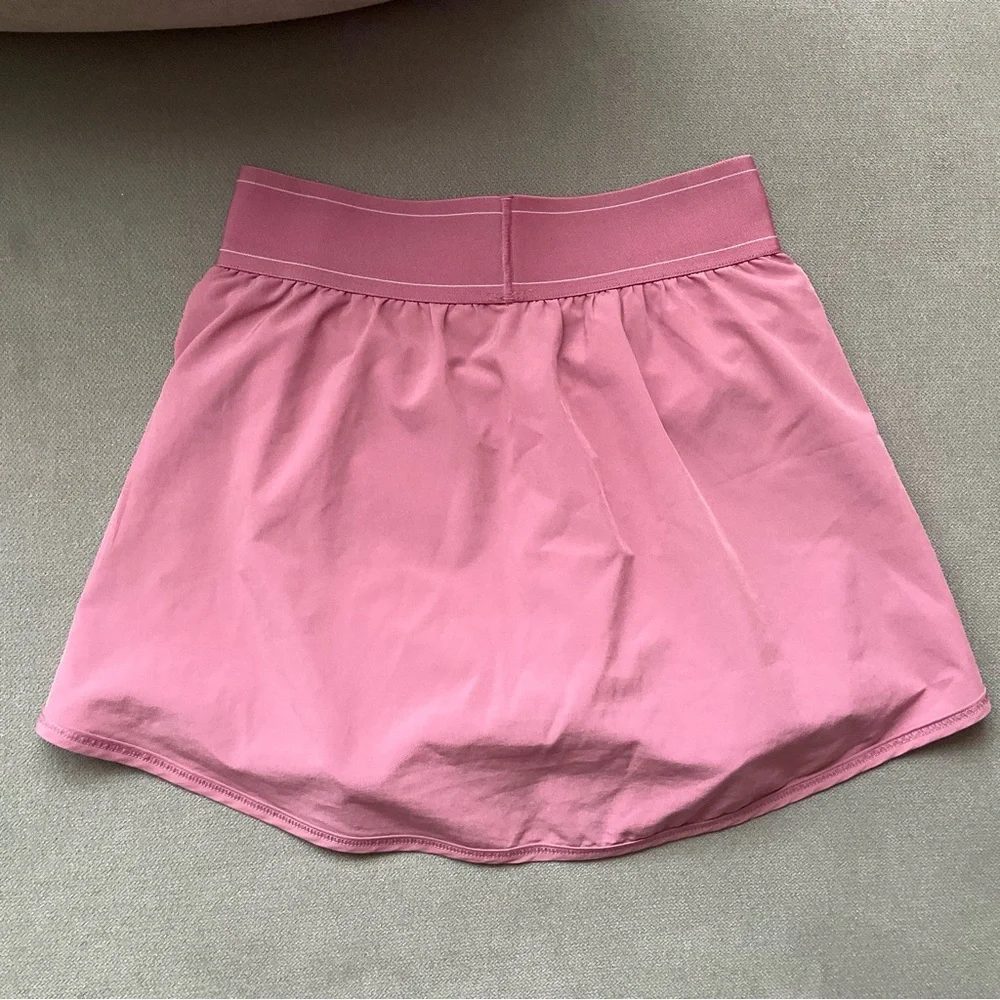 Alo Yoga Match Point Tennis Skirt Pink Wild Rose XS